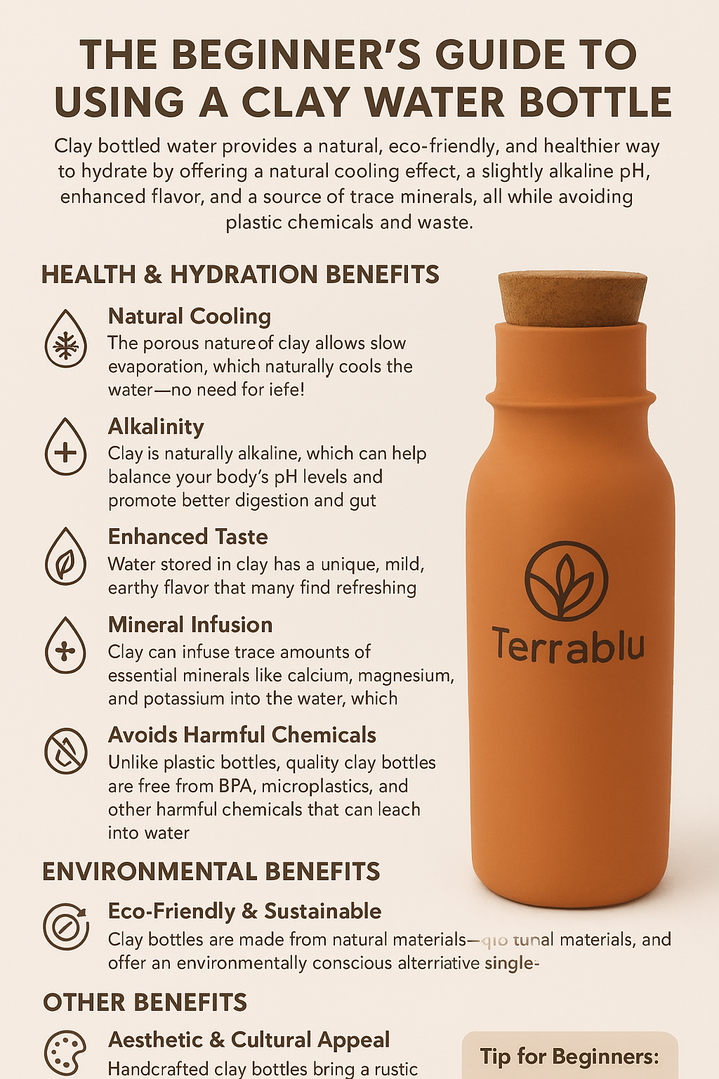 7 Amazing Health Benefits of Drinking Water from a Clay Bottle Every Day